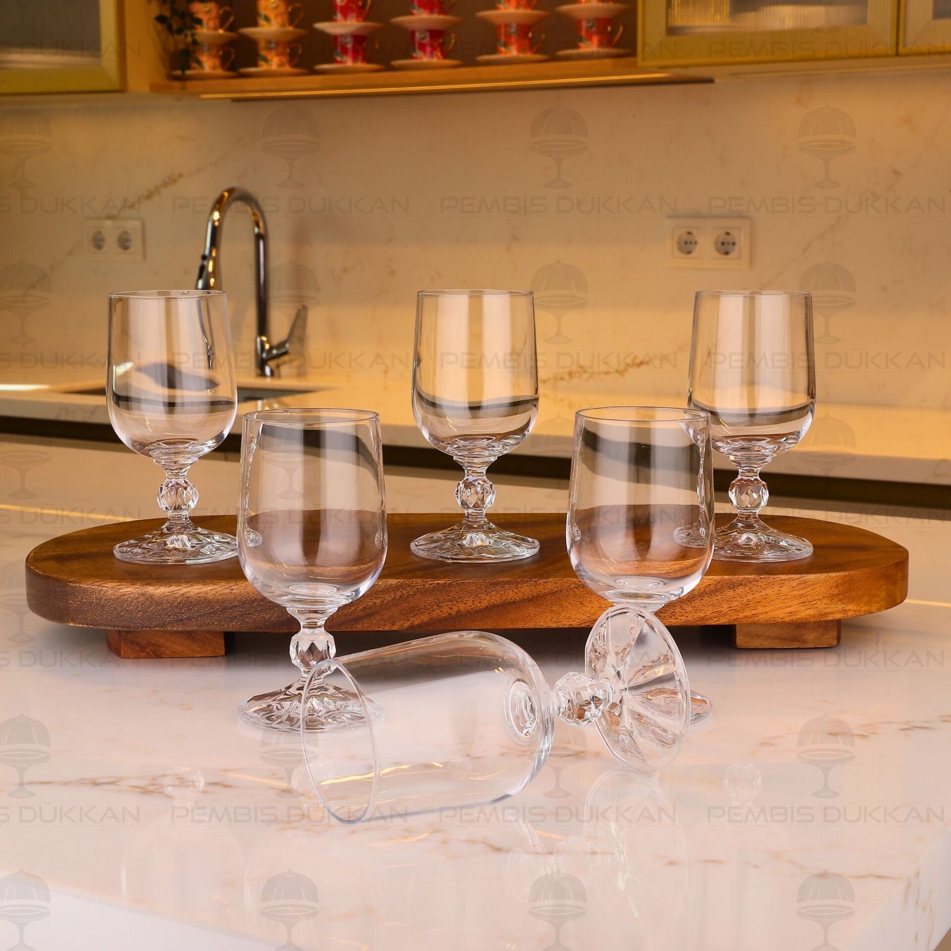 KISA FLÜT SADE 6LI KAHVE YANI KADEH