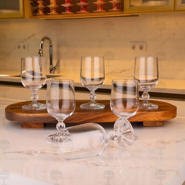 KISA FLÜT SADE 6LI KAHVE YANI KADEH