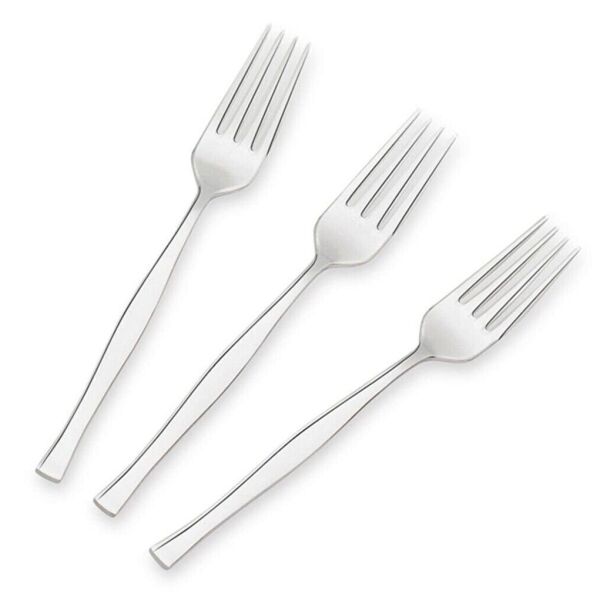 6LI NEHİR ZARİF PASLANMAZ ÇELİK YEMEK ÇATALI