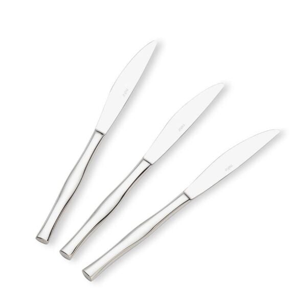 6LI NEHİR ZARİF PASLANMAZ ÇELİK YEMEK BIÇAĞI