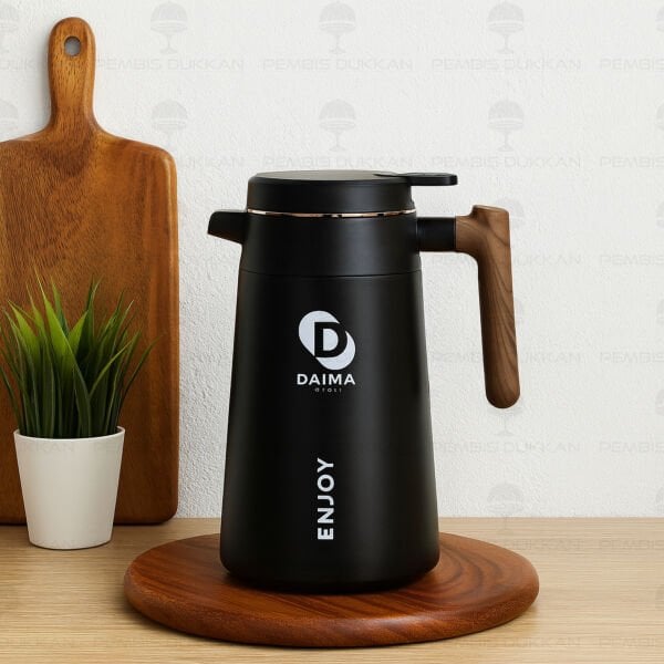 DAIMA ENJOY 1680 ML SİYAH TERMOS
