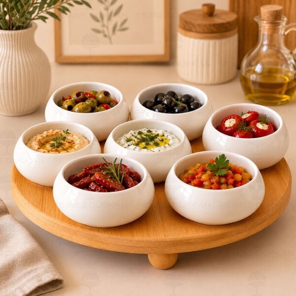 VENTO MASA ORTASI BAMBU STANDLI, REÇELLİK KOMBİN SET 2 (1090)
