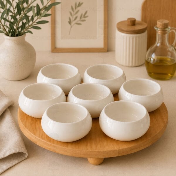 VENTO MASA ORTASI BAMBU STANDLI, REÇELLİK KOMBİN SET 2 (1090)