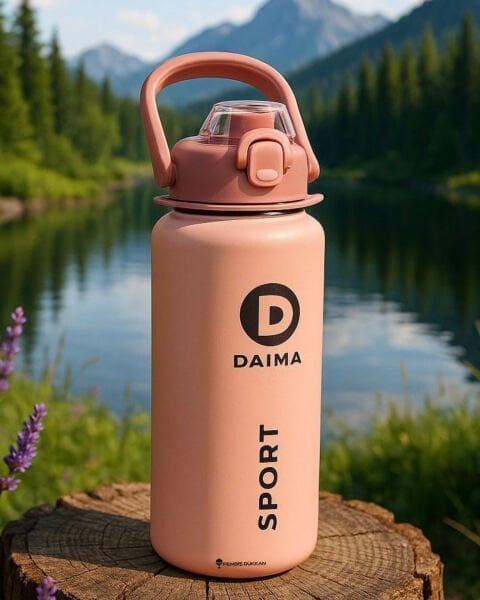 DAIMA SPORT 1300 ML PEMBE TERMOS & MATARA