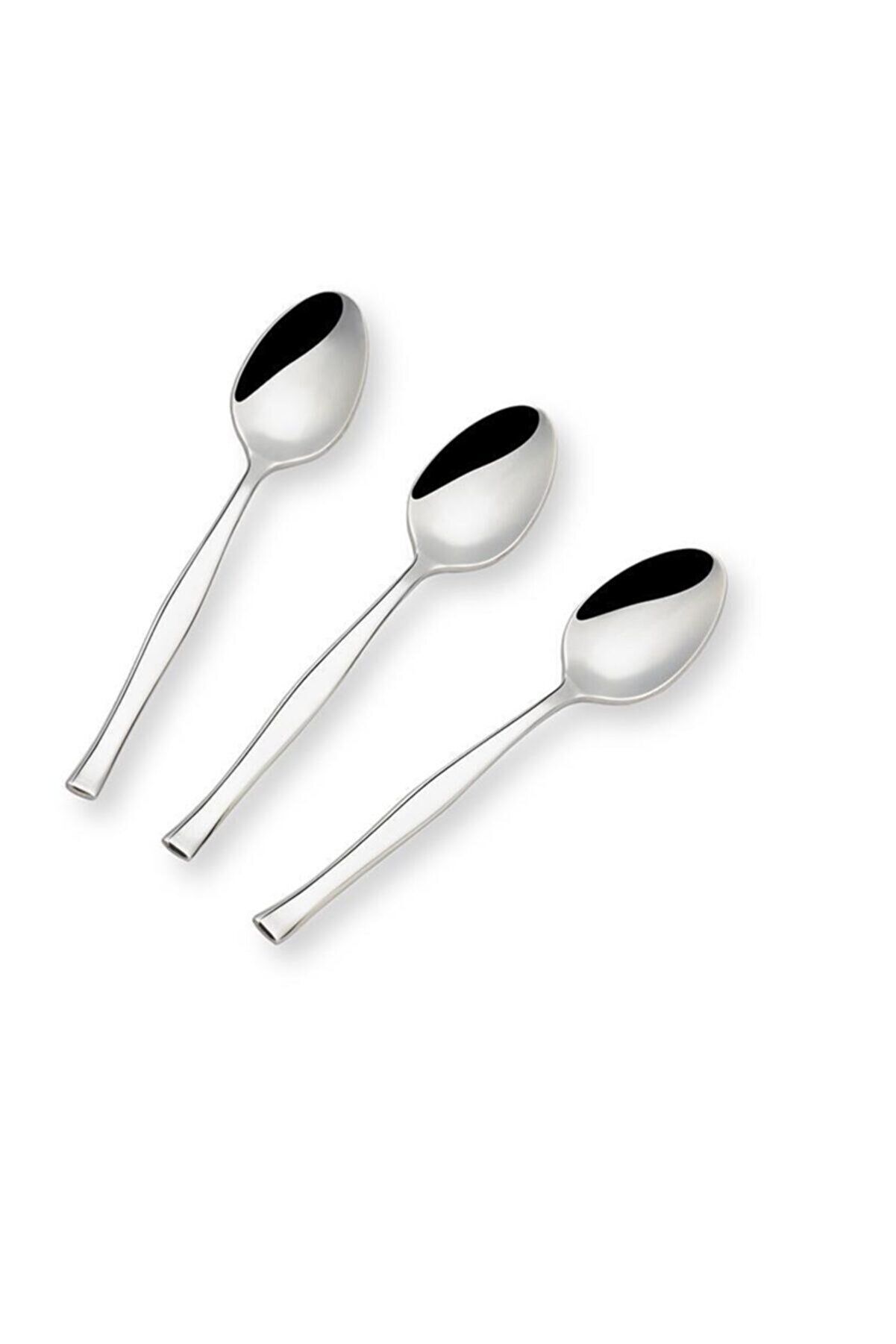 6LI NEHİR ZARİF PASLANMAZ ÇELİK ÇAY KAŞIĞI