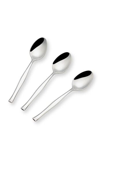 6LI NEHİR ZARİF PASLANMAZ ÇELİK ÇAY KAŞIĞI