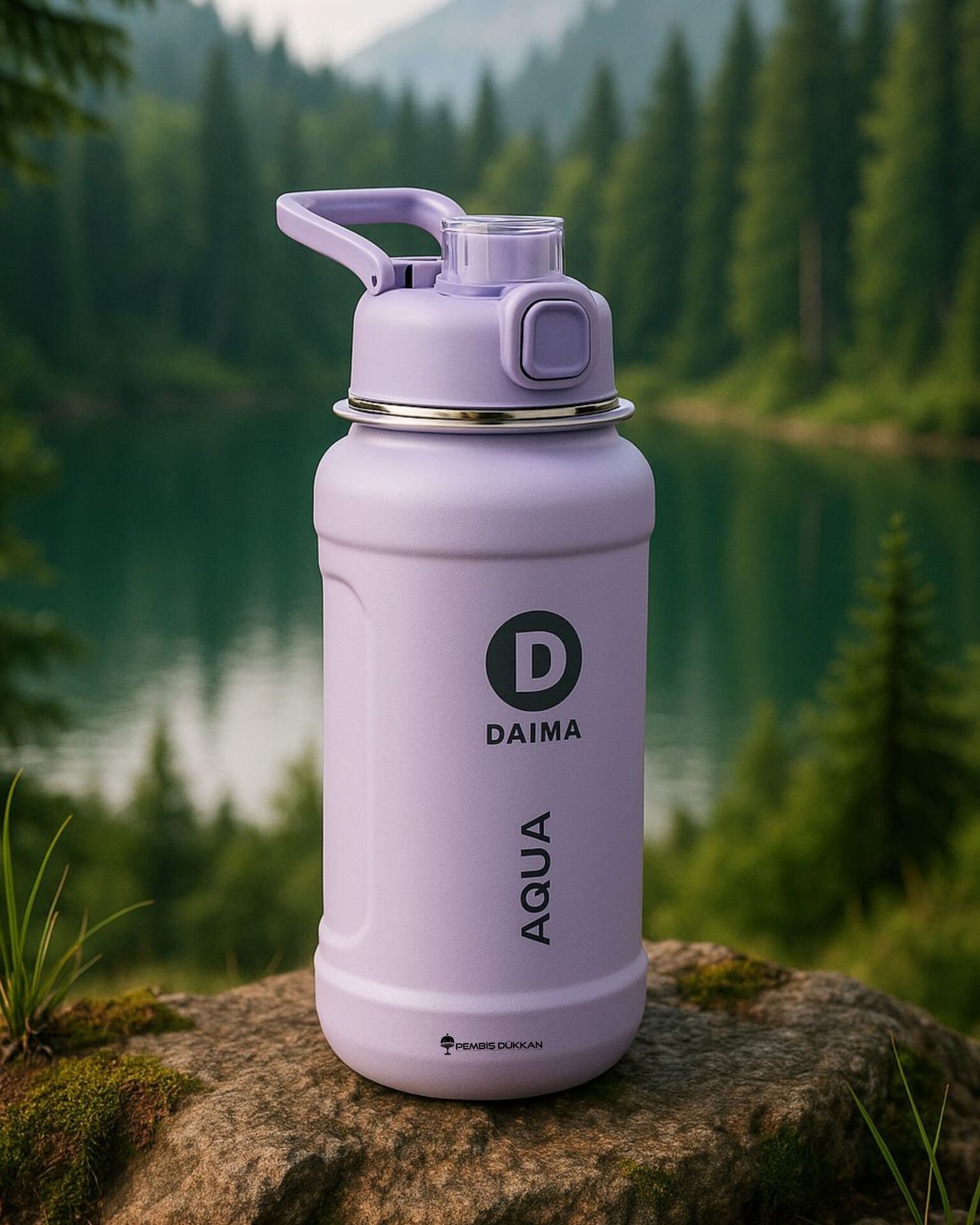 DAIMA AQUA 1000 ML LİLA TERMOS & MATARA