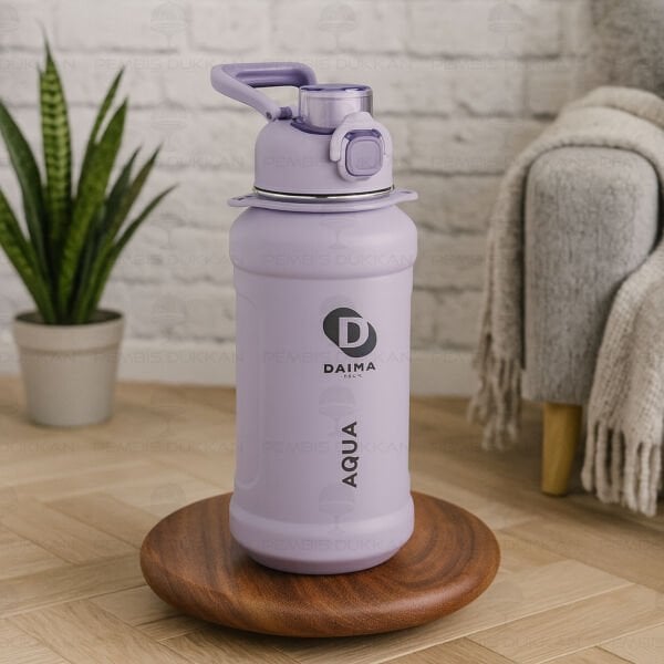 DAIMA AQUA 1000 ML LİLA TERMOS & MATARA