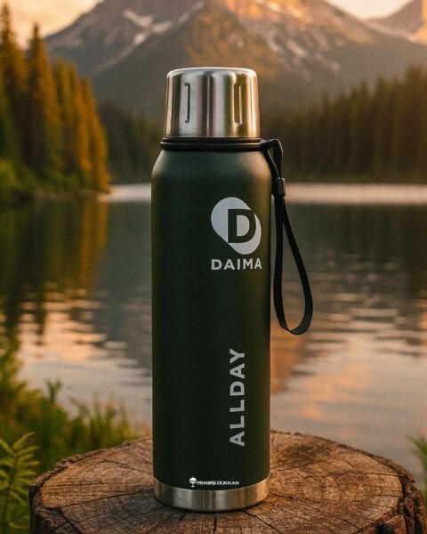 DAIMA ALLDAY 1000 ML YEŞİL TERMOS & MATARA