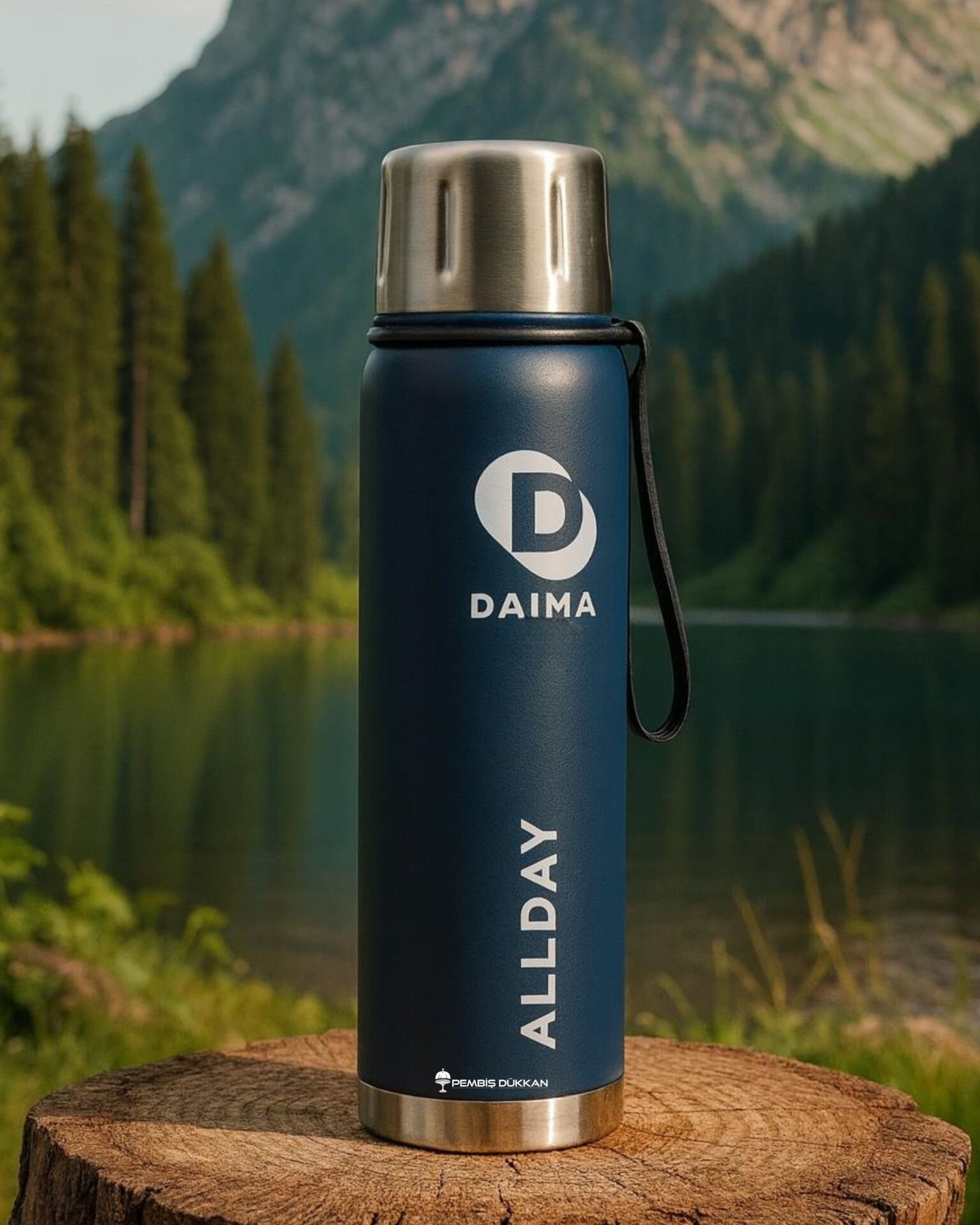 DAIMA ALLDAY 750 ML LACİVERT TERMOS & MATARA
