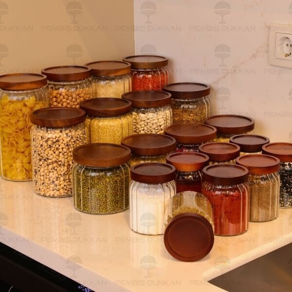 20Lİ MENNY TEZGAH ÜSTÜ KAVANOZ SET (073+074)