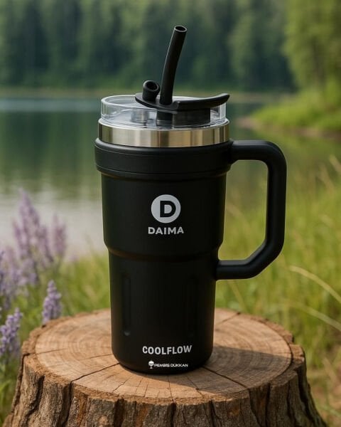 DAIMA COOLFLOW 780 ML SİYAH TERMOS & MATARA