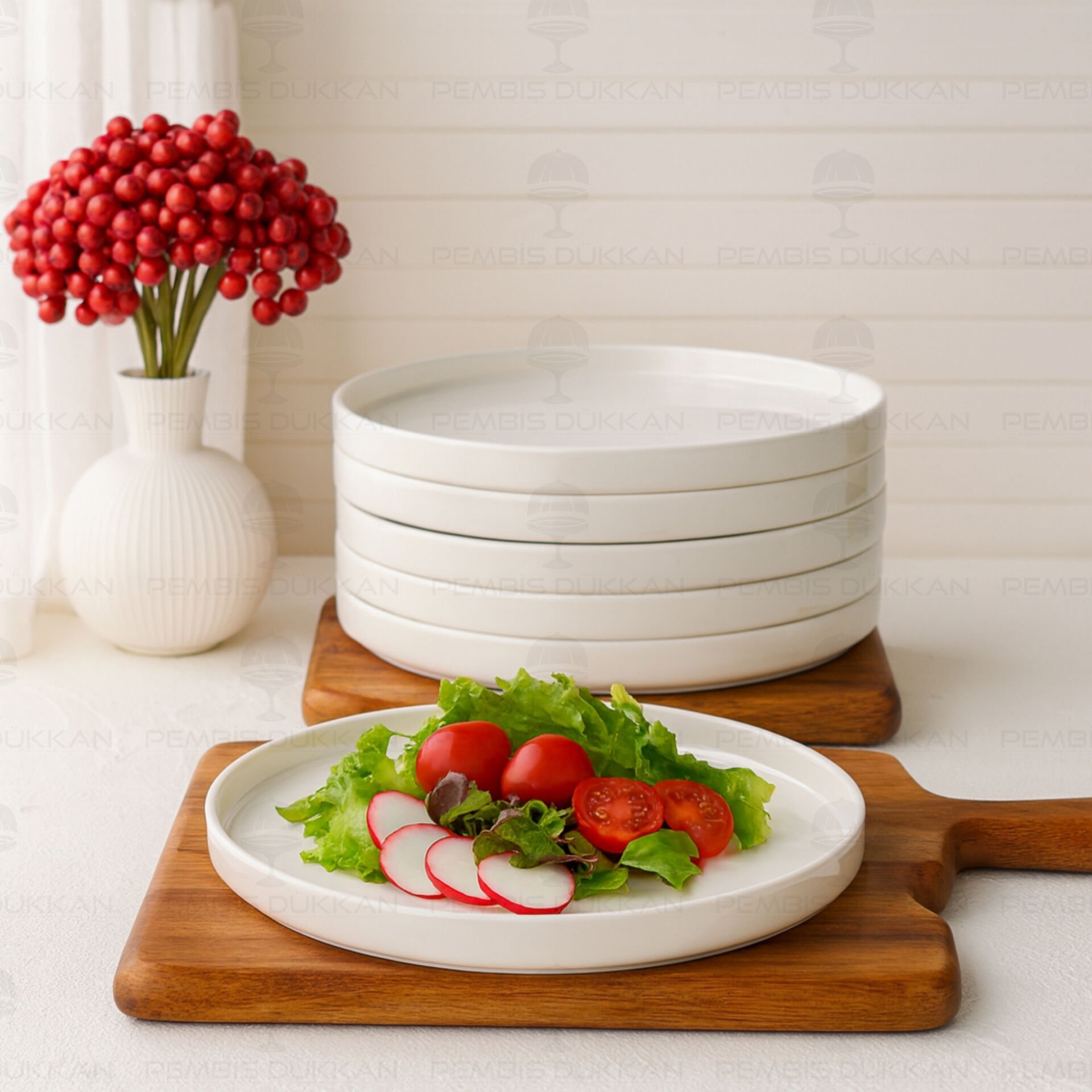 1 ADET CAPİTAL 23.5CM PORSELEN KAHVALTI SERVİS (POR1908)﻿