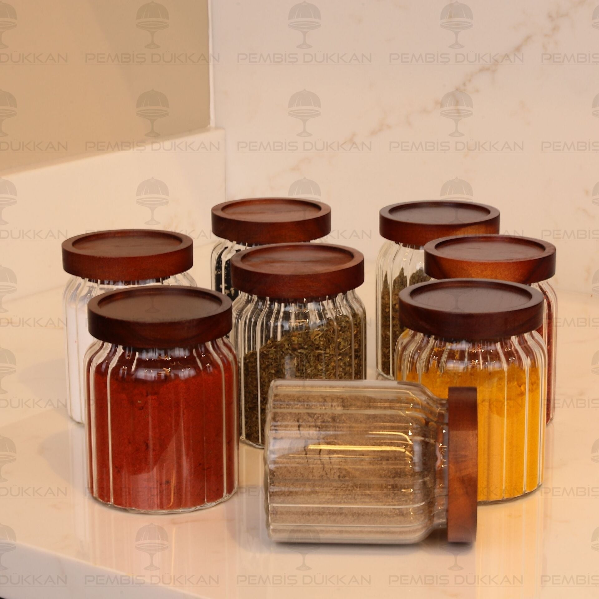 8li Menny Baharatlık Set (074)