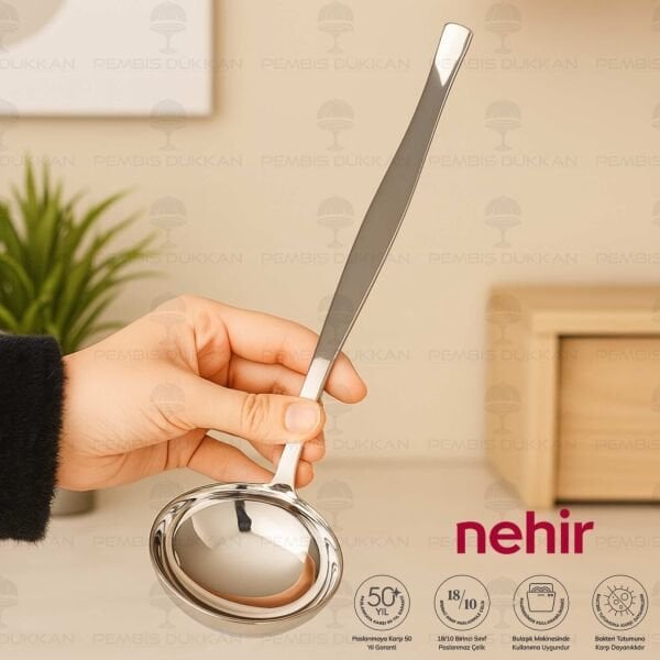 NEHİR ZARİF PASLANMAZ ÇELİK SERVİS KEPÇE