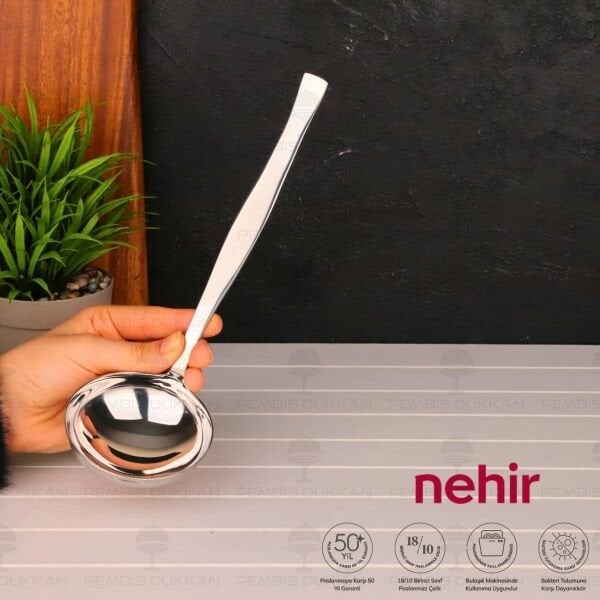 NEHİR ZARİF PASLANMAZ ÇELİK SERVİS KEPÇE