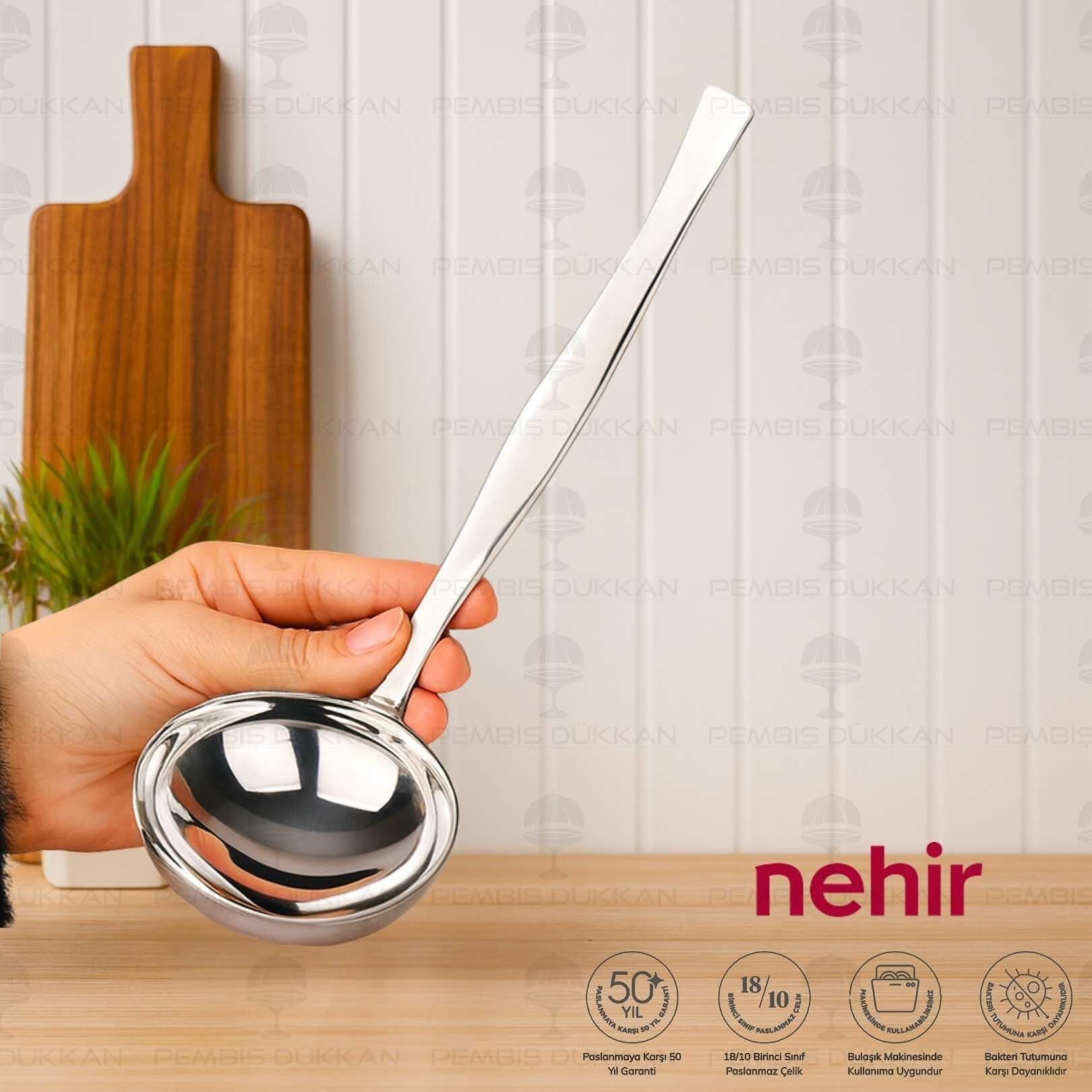 NEHİR ZARİF PASLANMAZ ÇELİK SERVİS KEPÇE