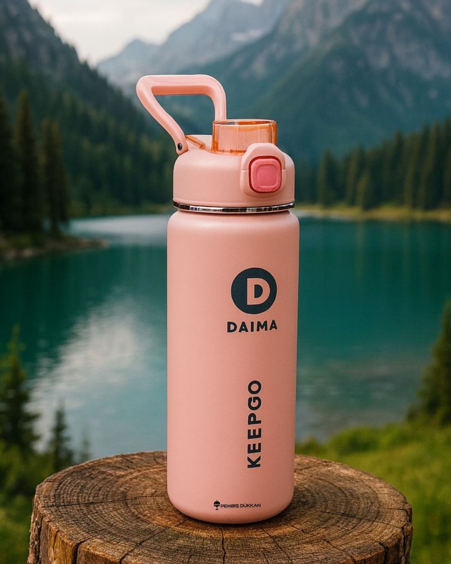 Daıma Keep Go 750 Ml Pembe Termos & Matara
