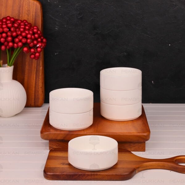 6 ADET CAPİTAL 10CM PORSELEN KAHVALTILIK & ÇEREZ KASE (19-026-4)