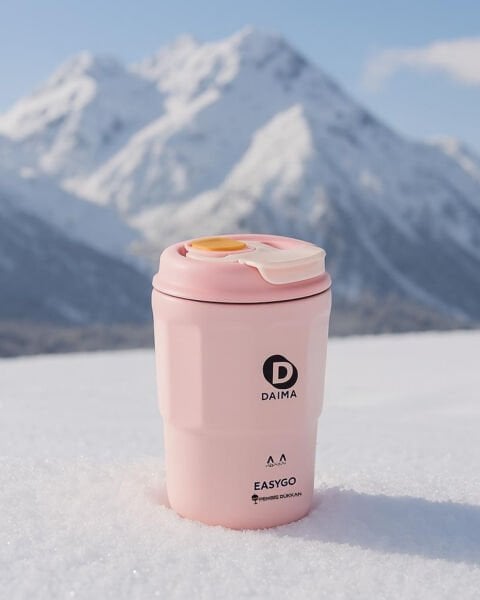 DAIMA EASY GO 380 ML PEMBE TERMOS & MATARA