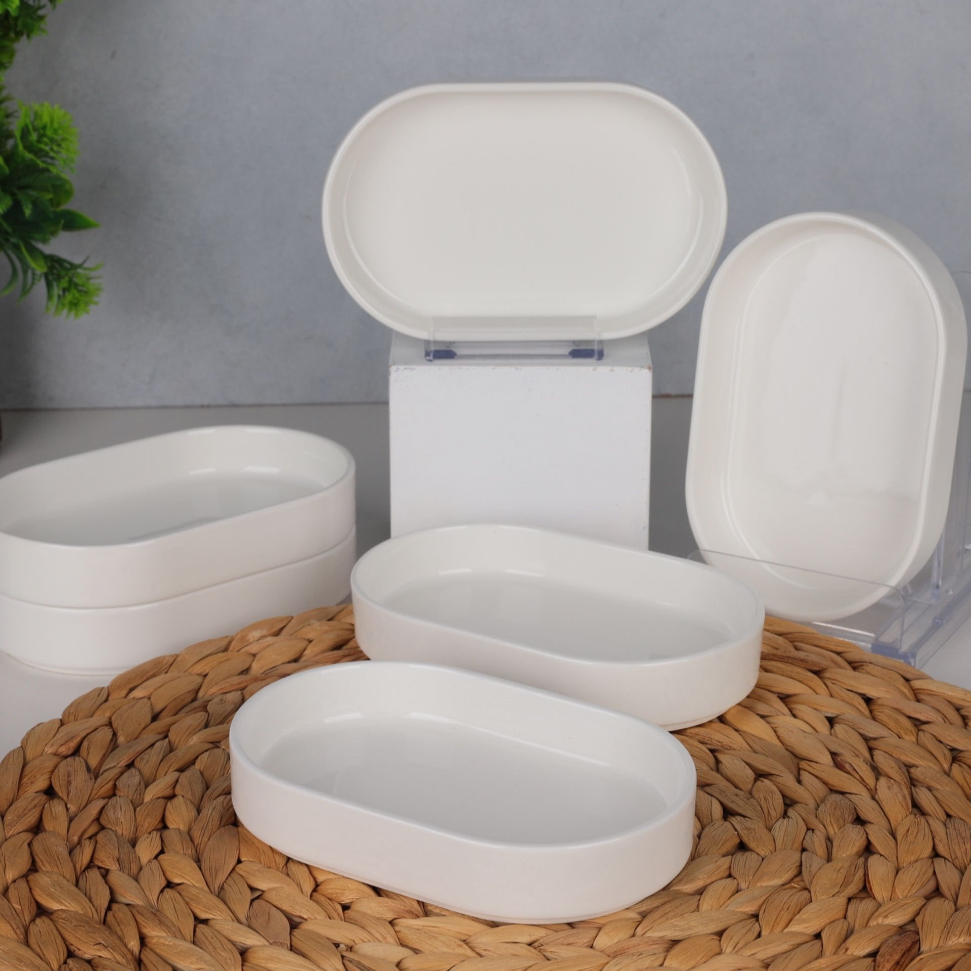 6 ADET VALENTE OVAL PORSELEN DERİN KAHVALTILIK KASE (POR1914)