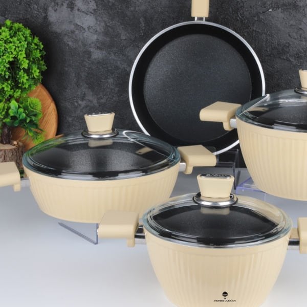 GİALLO 7 PARÇA TENCERE SET