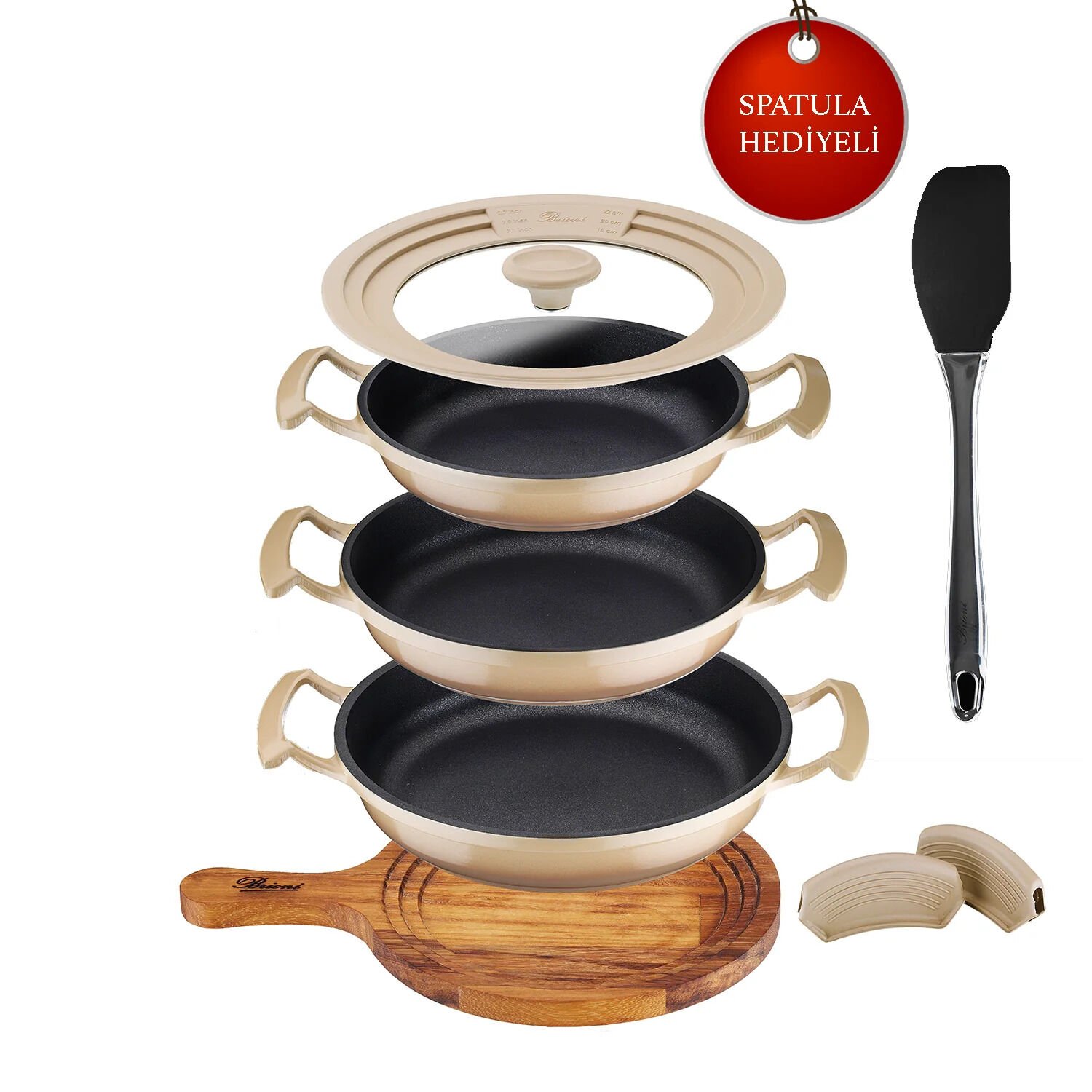 BRİONİ TRYCOOK 7 PARÇA SAHAN SET BEJ