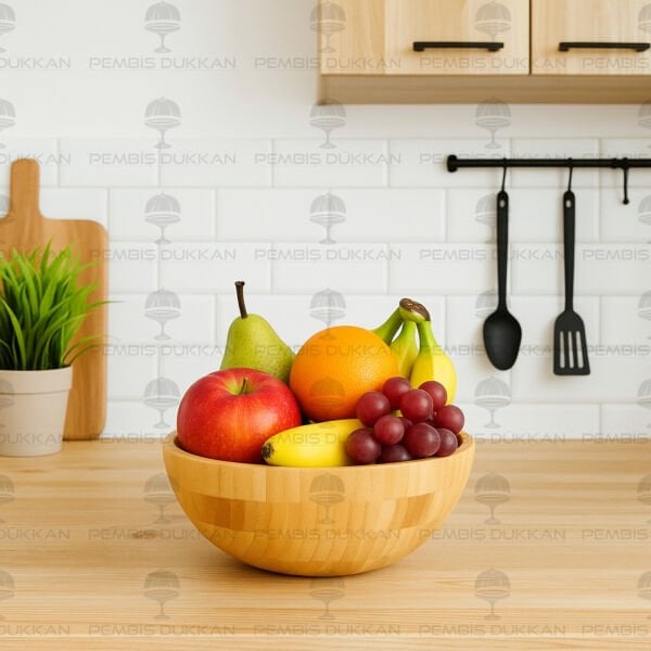 BAMBU YUVARLAK MISIR - CİPS & SALATA KASE (753)