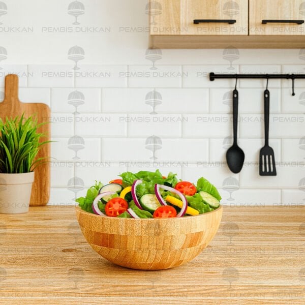 BAMBU YUVARLAK MISIR - CİPS & SALATA KASE (753)