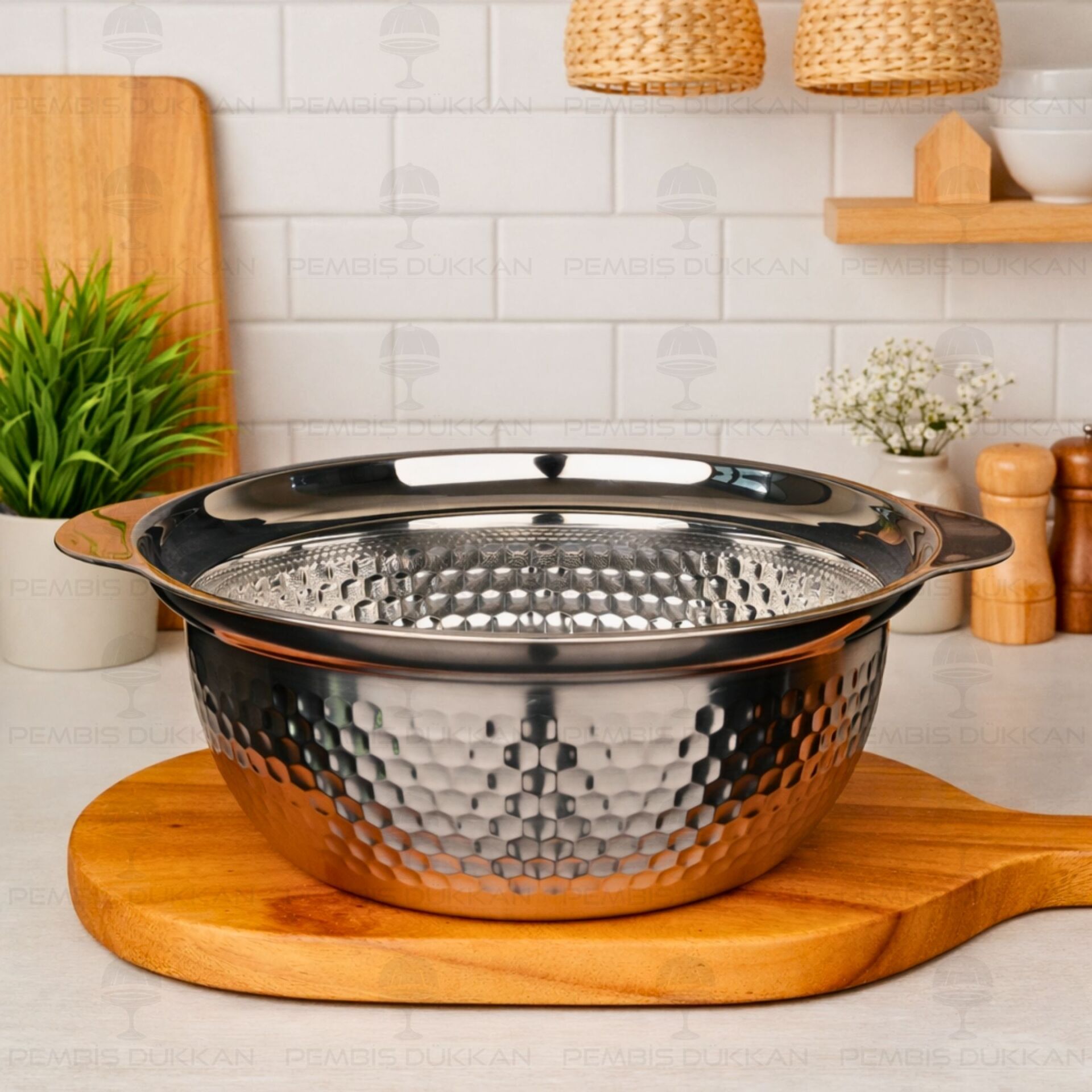 ASOS 27CM ÇELİK KARIŞTIRMA & MİKSER KABI (SZG358)