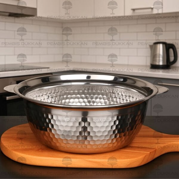 27 CM ÇELİK KULPLU KARIŞTIRMA&MİKSER KABI