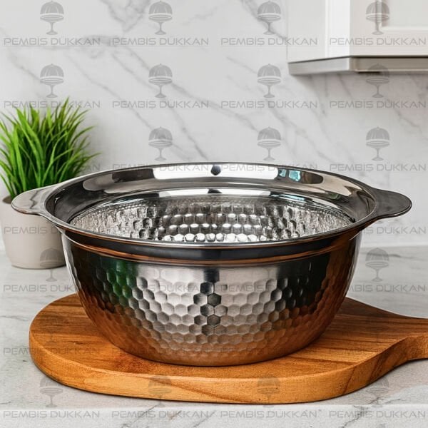 27CM ASOS ÇELİK KARIŞTIRMA & MİKSER KABI (SZG358)