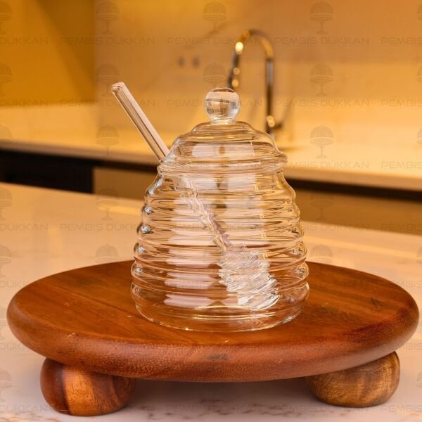 CAM BAL KAVANOZU & KAŞIĞI (1J141)