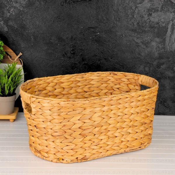 1 ADET OVAL HASIR SEPET ORTA BOY(17014)