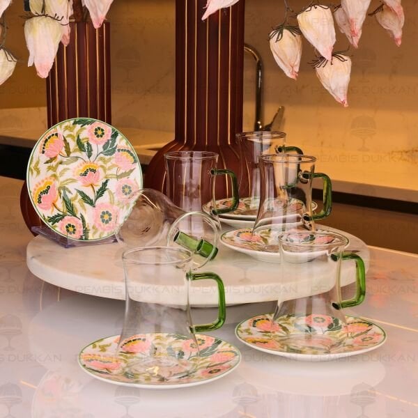 VİVİDA 6 KİŞİLİK 12 PARÇA ÇAY BARDAK TAKIMI