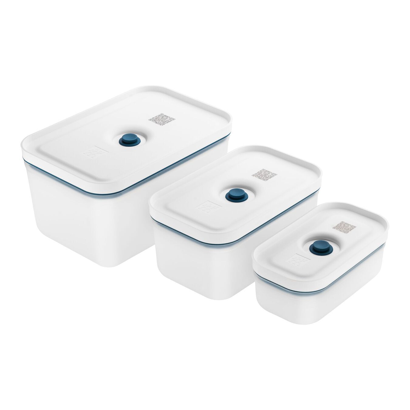 ZWILLING VAKUMLU 3LÜ SAKLAMA KABI SET PLASTİK YARI ŞEFFAF 1025986 FRESH & SAVE