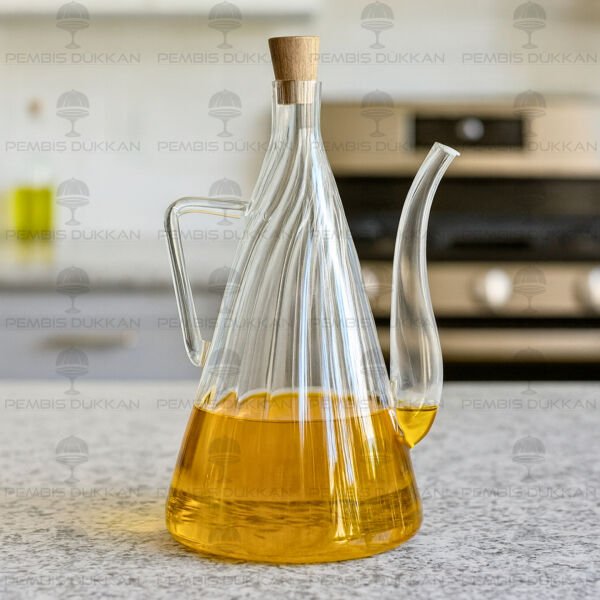 İBRİK ÇİZGİLİ 750ML YAĞDANLIK (1S29)