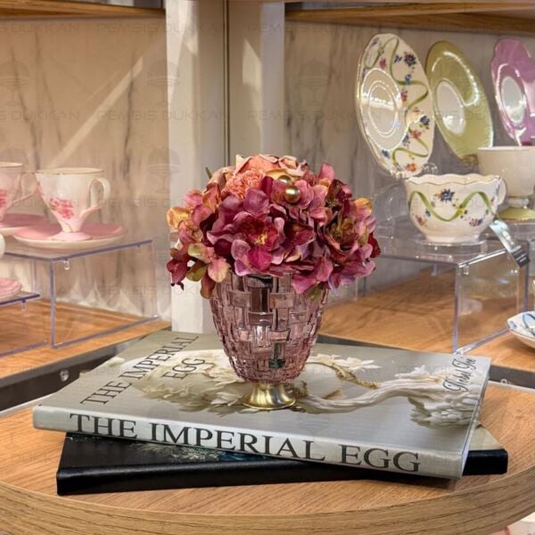 1 ADET SPREY HEDİYELİ CAM VAZOLU YAPAY ÇİÇEK (RENK SEÇİNİZ) NO1