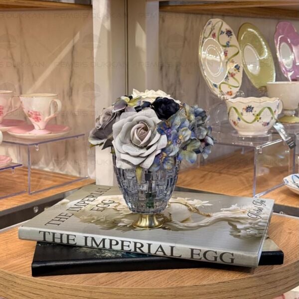 1 ADET SPREY HEDİYELİ CAM VAZOLU YAPAY ÇİÇEK (RENK SEÇİNİZ) NO1