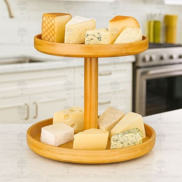 BAMBU 2 KATLI DÖNEN MEKANİZMALI STAND (1158)