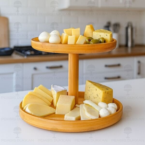 BAMBU 2 KATLI DÖNEN MEKANİZMALI STAND (1158)