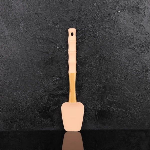 AROW PEMBE SİLİKON SAPLI SPATULA
