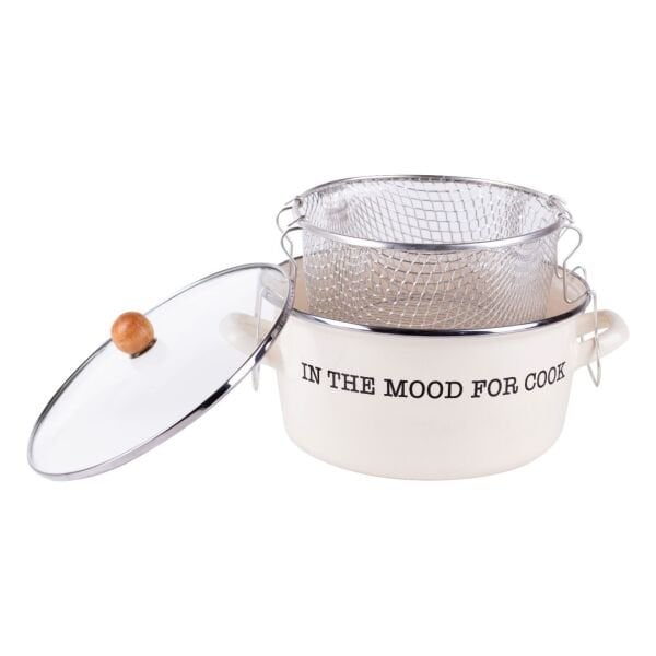 22CM EMAYE KIZARTMA TENCERESİ (1018B)