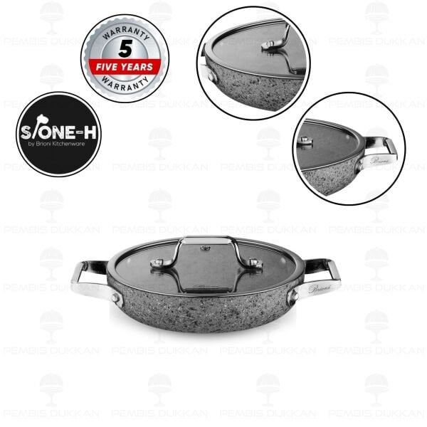 BRİONİ STONE-H 20 CM SAHAN TENCERE