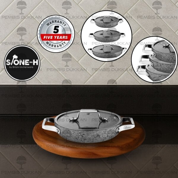 BRİONİ STONE-H 20 CM SAHAN TENCERE