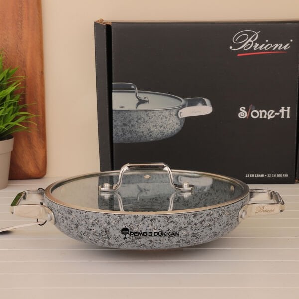 BRİONİ STONE-H 22 CM SAHAN TENCERE