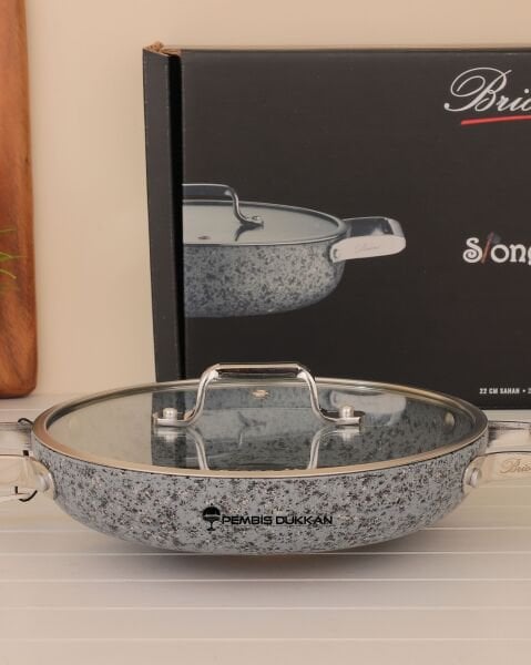 BRİONİ STONE-H 22 CM SAHAN TENCERE