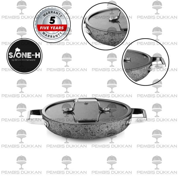 BRİONİ STONE-H 22 CM SAHAN TENCERE