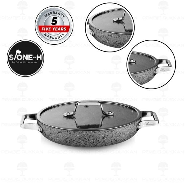 BRİONİ STONE-H 24 CM SAHAN TENCERE