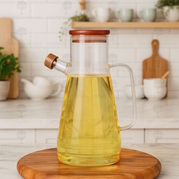 SERENİT AKASYA KAPAKLI 900ML YAĞDANLIK (076)